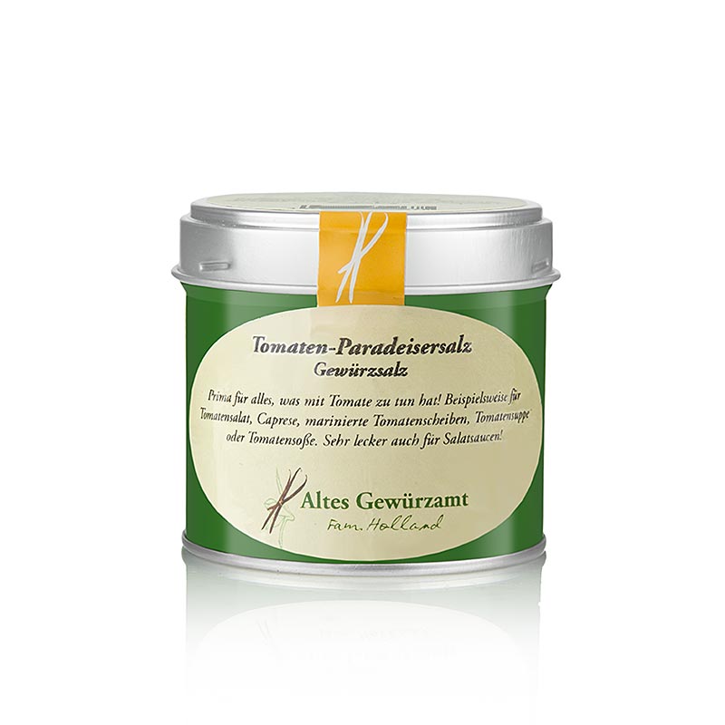 Tomaten- en paradezout, kruidenzout, Altes Gewürzamt, 100 g - Een smakelijke mix van tomaten- en kruidenzout van Altes Gewürzamt, in een verpakking van 100 gram
