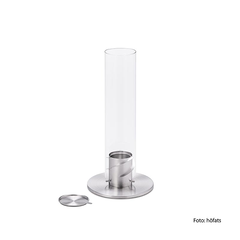 Höfats tafelhaard SPIN 90, zilver (windlicht, tuinfakkel) 1 stuk