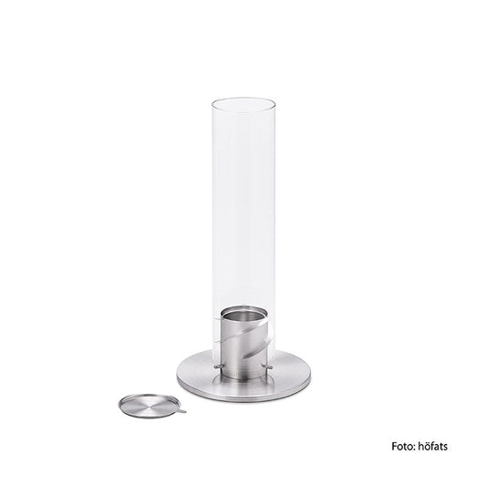 Höfats tafelhaard SPIN 90, zilver (windlicht, tuinfakkel) 1 stuk