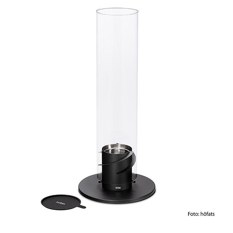 Höfats tafelhaard SPIN 120, zwart (windlicht, tuinfakkel) 1 stuk