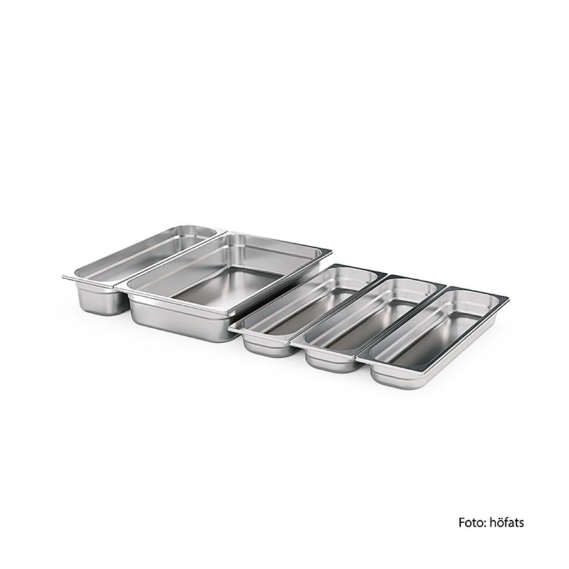 Höfats FIRE KITCHEN roestvrijstalen bakkenset, 5-delig, GN 1 stuk