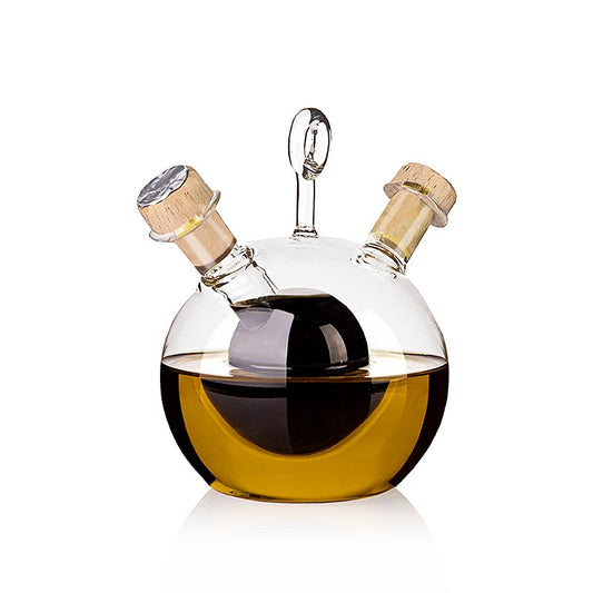 Pirex, Aceto Balsamico & extra olijfolie van eerste persing in speciale fles, 300 ml, Casa Rinaldi, 300 ml - high quality Italian balsamic vinegar and extra virgin olive oil in a unique bottle, 300 ml
