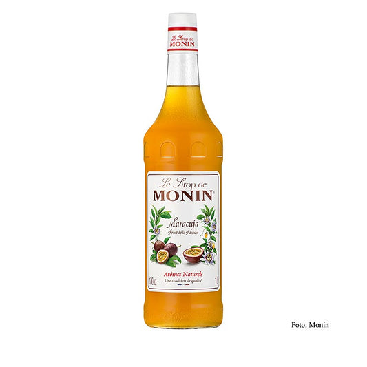 Monin Passievrucht Passievruchtensiroop 1:8, 1 liter - heerlijke passievruchtensmaak siroop
