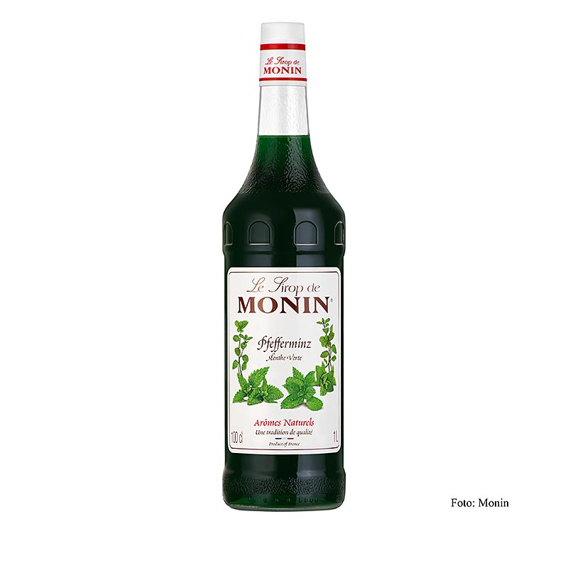 Monin Pepermunt siroop, groen, 1 l