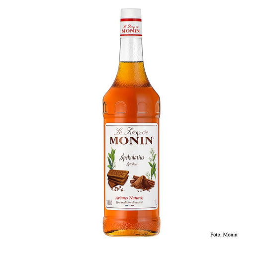 Monin speculaasstroop 1:8, 1 liter - heerlijke en authentieke speculaassmaak siroop