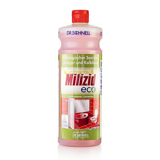 Dr. Schnell Sanitairreiniger & Kalkverwijderaar Milizid Citrofresh Eco, ecologisch, concentraat, 1 l