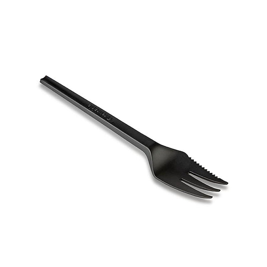 Naturesse snackvork, zwart, 1000 stuks - environmentally-friendly disposable black snack forks in a pack of 1,000 pieces