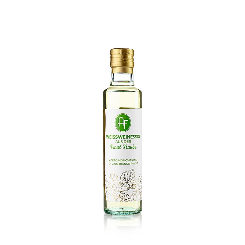 Aceto di Vino Bianco Pinot, witte wijnazijn, Appennino Food, 250 ml - high quality Italian white wine vinegar with a delicate flavor, perfect for adding depth to your culinary creations