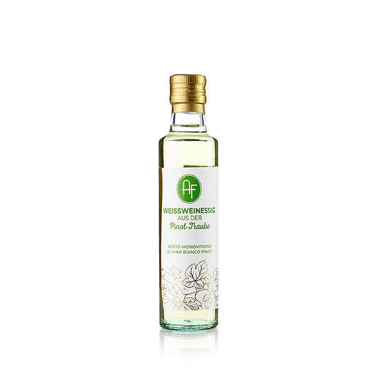Aceto di Vino Bianco Pinot, witte wijnazijn, Appennino Food, 250 ml - high quality Italian white wine vinegar with a delicate flavor, perfect for adding depth to your culinary creations