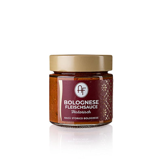 Ragù storico alla bolognese, historische bolognesesaus, Appennino Food, 200 g - Een traditionele Italiaanse bolognesesaus van Appennino Food in een verpakking van 200 g