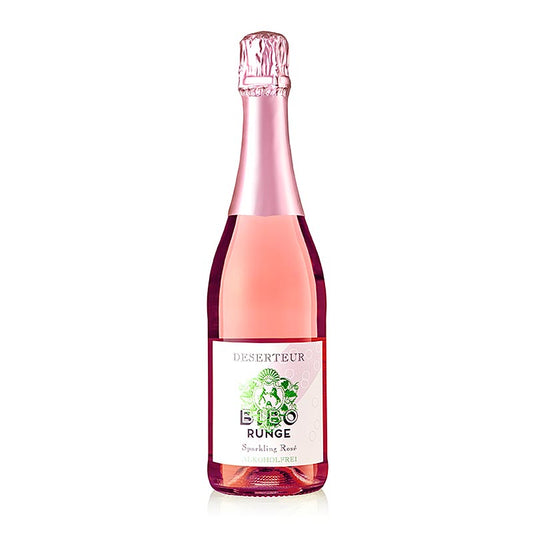 Bibo Runge Deserteur Rosé, mousserende wijn, alcoholvrij, VEGAN, 750 ml