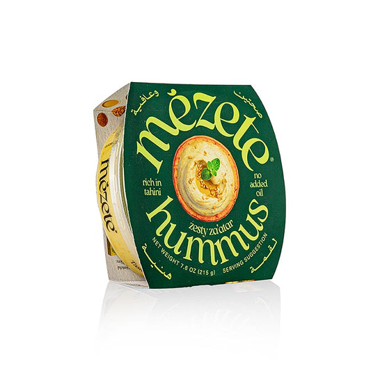 Gourmet hummus met kruiden, kikkererwtenpuree, mézete, 215 g