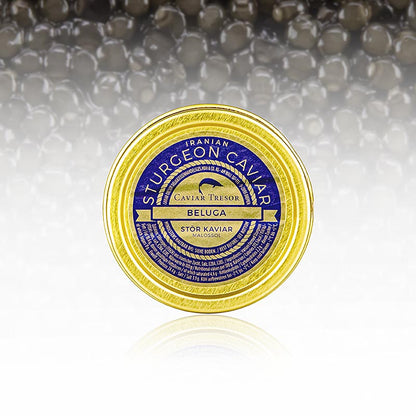 Iraanse Beluga Malossol Kaviaar (Huso Huso), 30 g