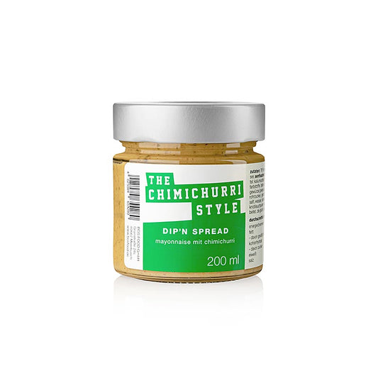 Proef de heerlijke chimichurri-stijl saus van 200 ml in een fles