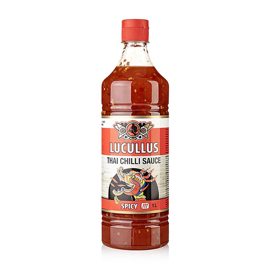 Delicious and versatile 1 liter bottle of Lucullus sweet and hot Thai chili sauce