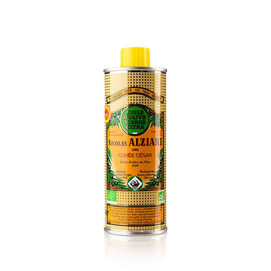 Organic Extra Virgin Olive Oil from Alziari, Cuvee Cesar, Cailletier, Grand Cru, 250 ml bottle