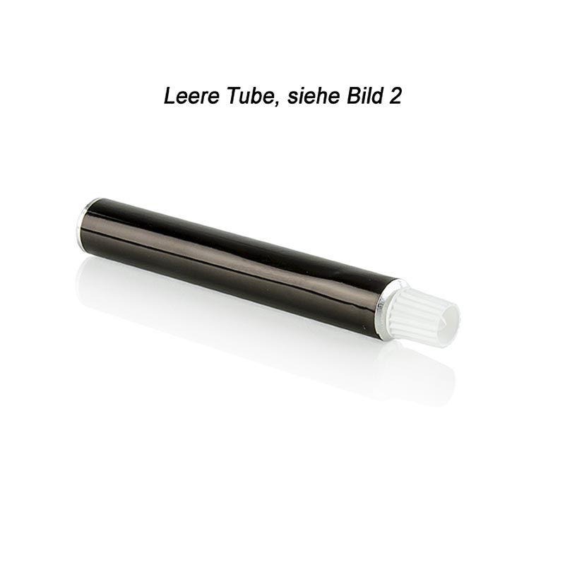Vulbare tube, zwart, 15 ml, zonder inhoud, 100 % Chef, 10 st