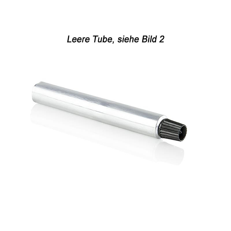 Tube om te vullen, zilver, 15 ml, zonder inhoud, 100 % Chef, 10 stuks