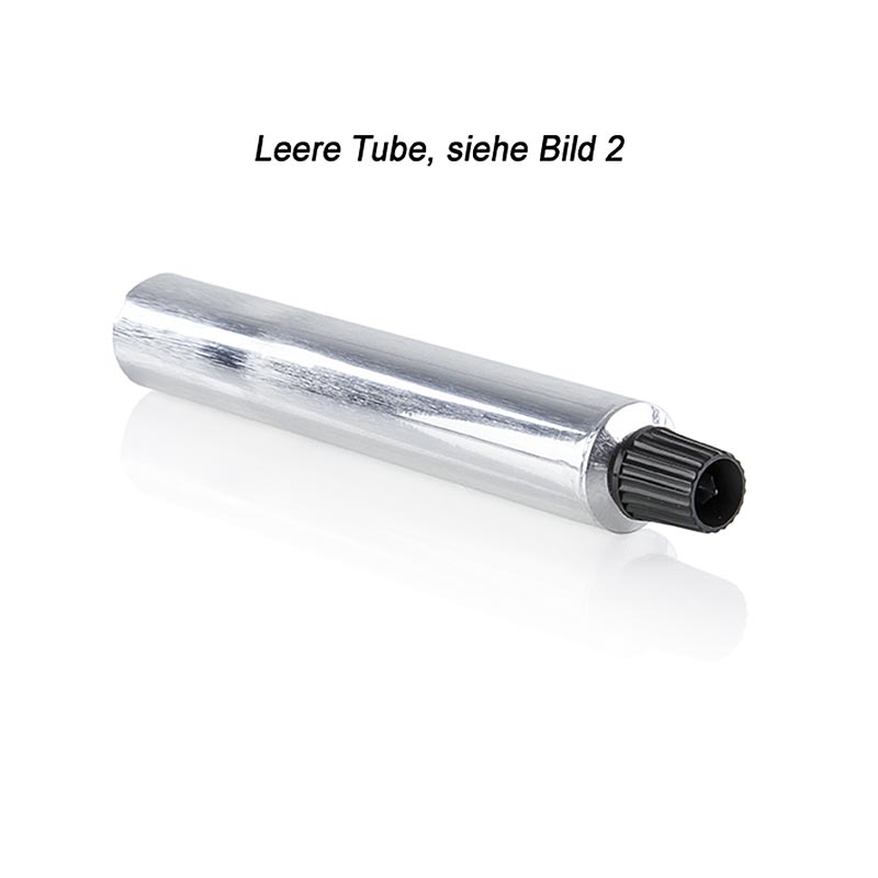 Tube om te vullen, zilver, 30 ml, zonder inhoud, 100 % Chef, 10 stuks