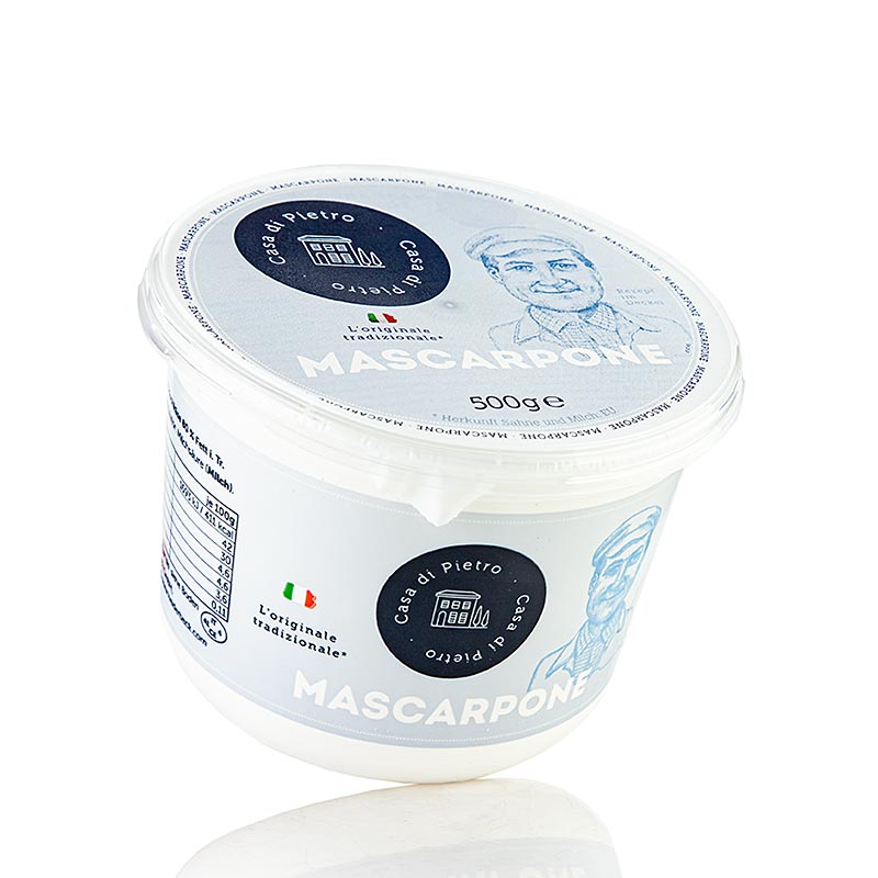 Mascarpone-roomkaas, 80% vet in droge stof, Casa di Pietro, 500 g