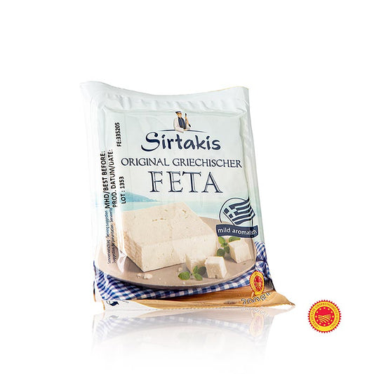 Griekse fetakaas g.U., schapenkaas, Sirtakis, 200 g