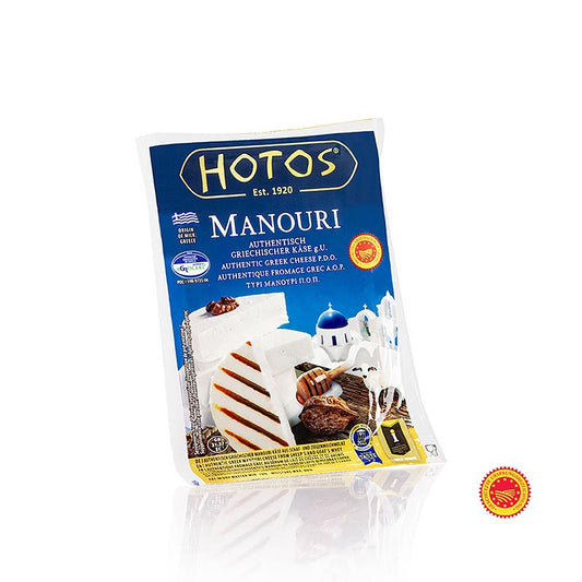 Manouri PDO/g.U., Griekse kaas van schapenmelk, Hotos, 200 g