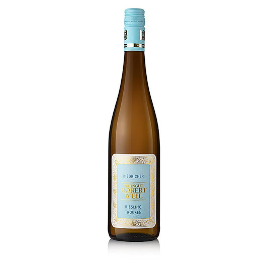 R Weil 2022 Kiedricher Riesling droge witte wijn QW Rheingau 0,75 l, 750 ml - a bottle of high-quality dry white wine from the Rheingau region in Germany, perfect for wine enthusiasts and connoisseurs