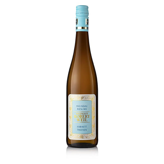 R Weil 2022 Riesling Kabinett droge witte wijn Rheingau 0,75 l, 750 ml - Fles van 0,75 liter met verfrissende en fruitige Riesling wijn uit Rheingau