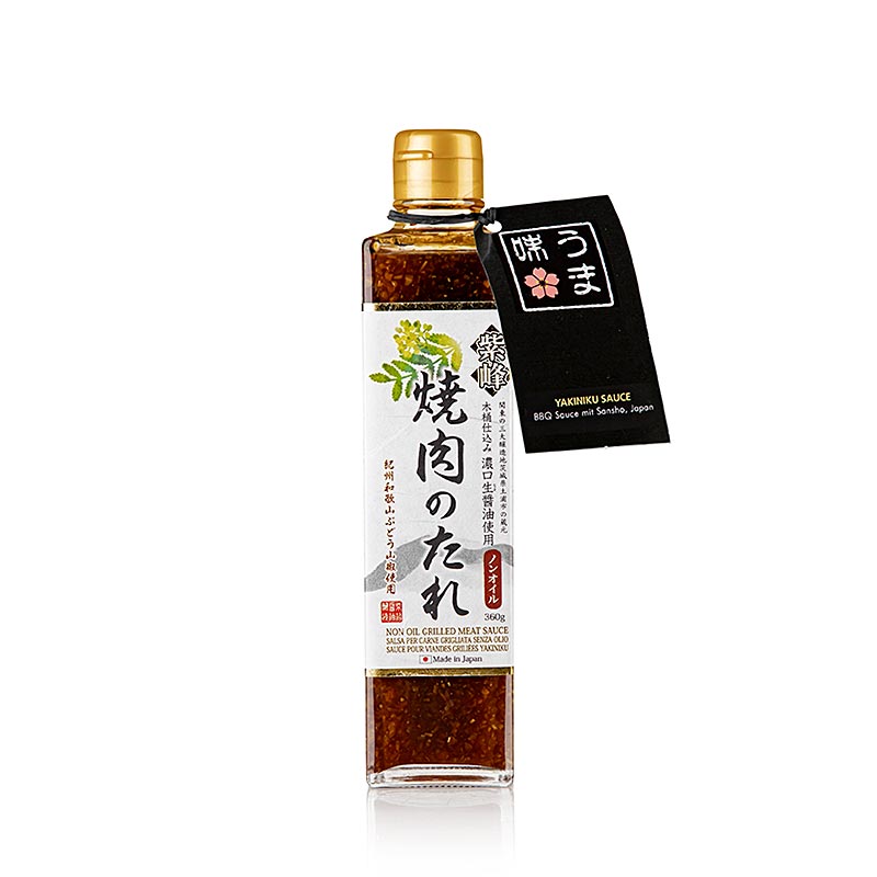 BBQ saus met Sansho en Shibanuma uit Japan, perfect voor Yakiniku
