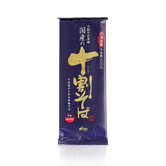 Organic Soba noodles made with traditional Japanese boekweitmeel, Yamamoto Kajino brand, 200 g pack