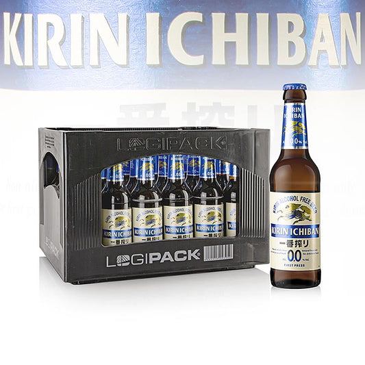 Kirin Free 0,0%, alcoholvrij bier, 24x 330 ml, OG, 7,92 l, 24 x 330 ml