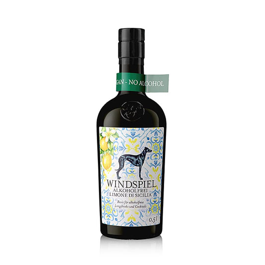 Windspiel alcoholvrij LIMONE di SICILIA 05 l, 500 ml bottle of non-alcoholic Sicilian lemon drink