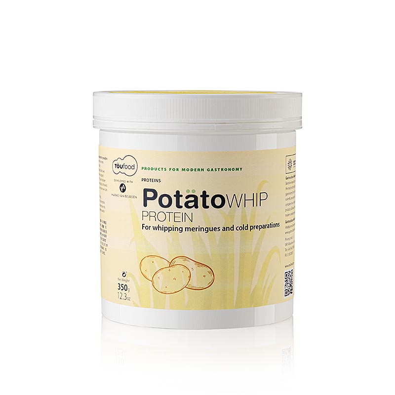 350g of TÖUFOOD POTATO WHIP PROTEIN, aardappeleiwit voor volume, product image