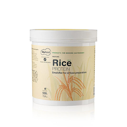 Organic TÖUFOOD 550g Rijstproteïne (Rijsteiwit) for high-quality plant-based protein