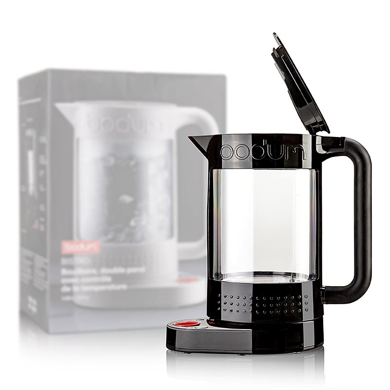 Bodum waterkoker "Bistro", elektrisch, zwart, 1,1 l, 1 stuk