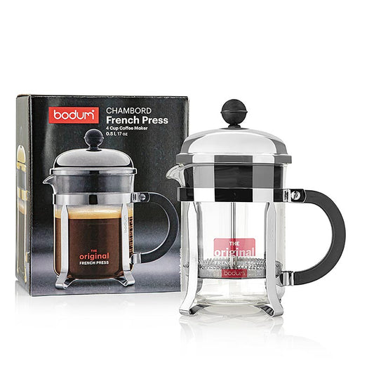 Bodum koffiezetapparaat "Chambord", verchroomd roestvrij staal, 500 ml, 1 stuk