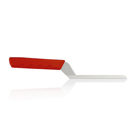 Brie-mes (zacht kaasmes), glad, 15cm, rood handvat, 1 st