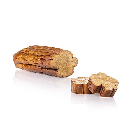 Iburigakko, gerookte daikon radijs uit Japan, 130 g, verpakt product op witte achtergrond