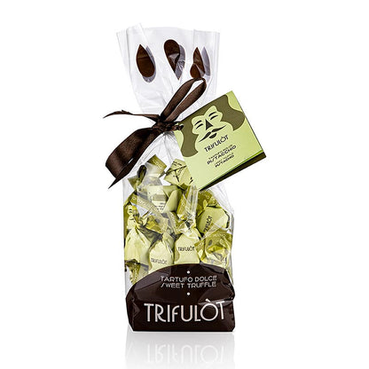 Tartuflanghe Mini-truffelbonbons "trifulòt", pistache (lichtgroen) 180 g