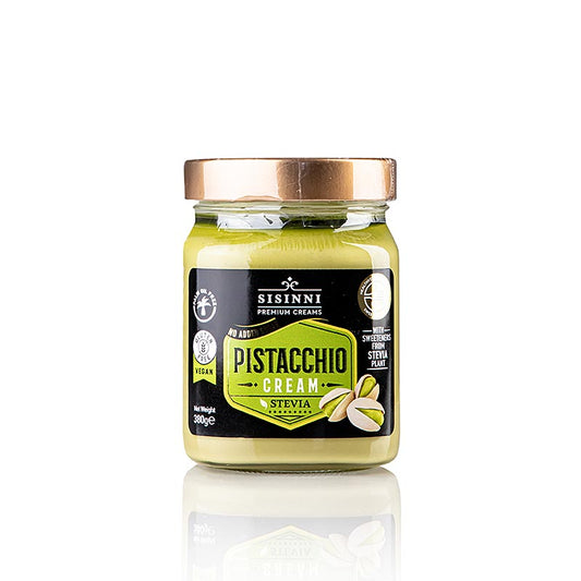 Pistachepasta, met stevia, veganistisch, Sisinni, 380 g