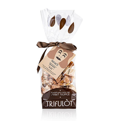 Tartuflanghe trifulòt - truffelbonbons Alba mini, witte chocolade 180 g