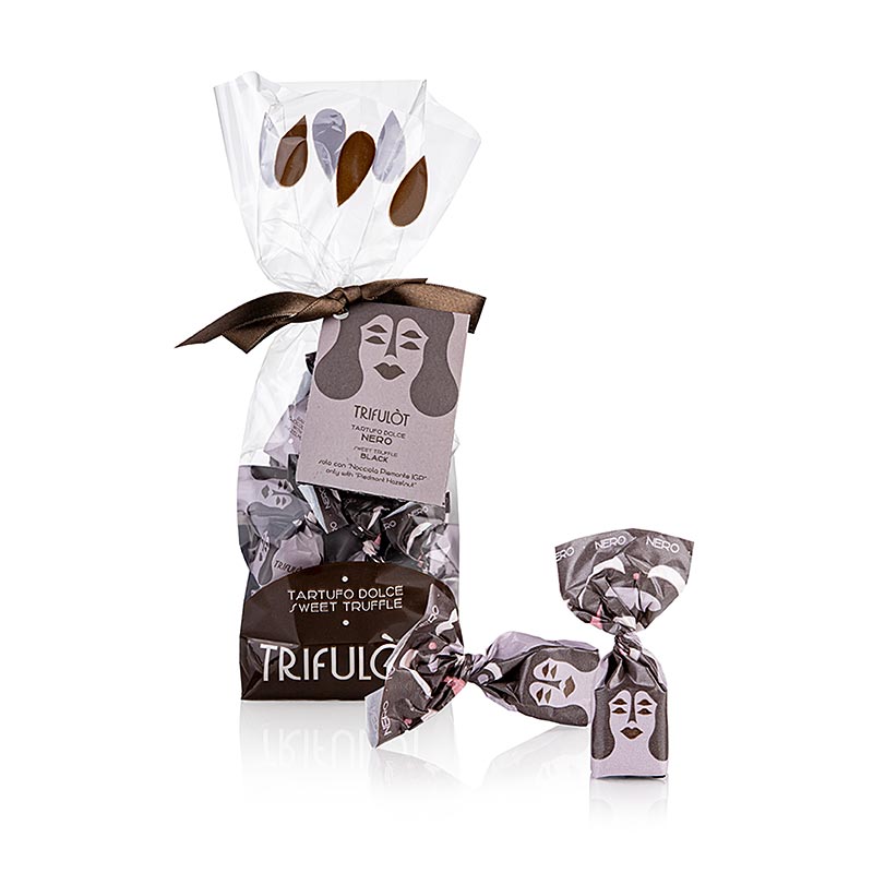 Tartuflanghe trifulòt - truffelbonbons Alba mini, pure chocolade 180 g