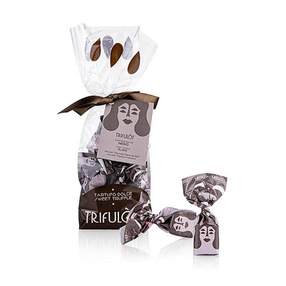 Tartuflanghe trifulòt - truffelbonbons Alba mini, pure chocolade 180 g