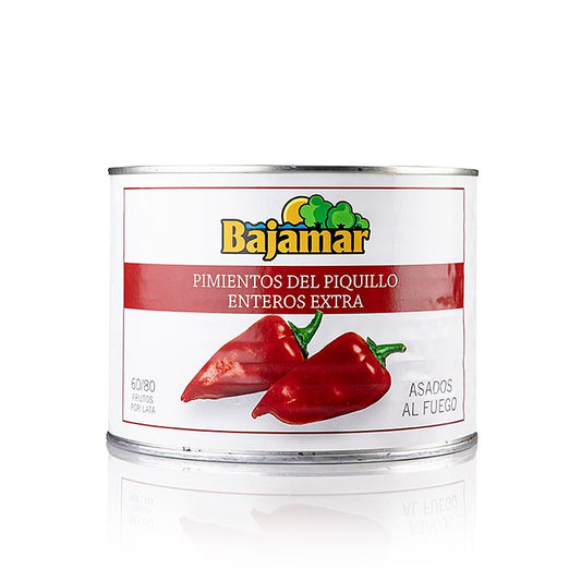 Large 175 kg can of Bajamar Pimiento Piquillo peppers in their own savory juices