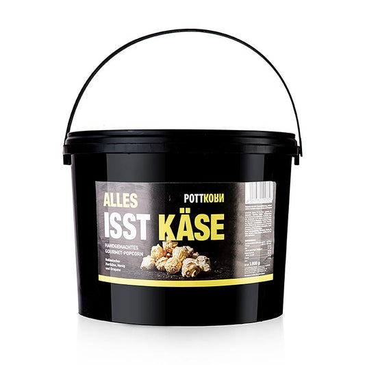 Pottkorn - Alles Isst Käse, popcorn met harde kaas, honing & oregano, 1 kg
