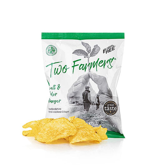 Two Farmers - Aardappelchips "Salt & Cider Vinegar", 40 g