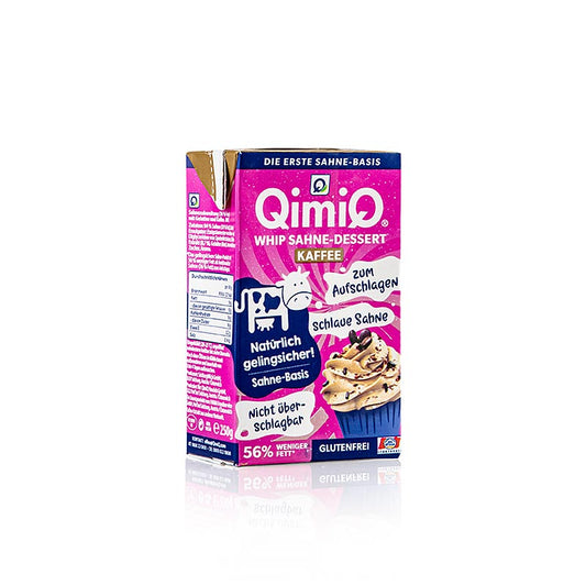 QimiQ Whip koffiemelk voor desserts, koud opklopbaar, 250 g