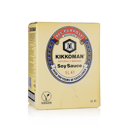 Sojasaus - Shoyu, Kikkoman, 5 l