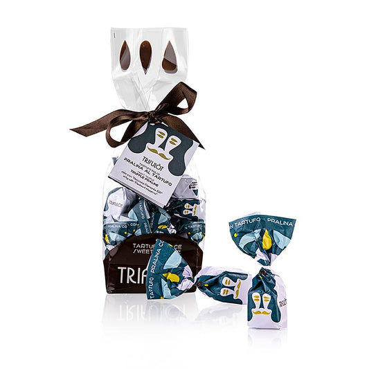 Tartuflanghe Mini-truffelpralines "trifulòt", Dulcis Tuber, zomertruffels (teal), ca. 7 g 180 g