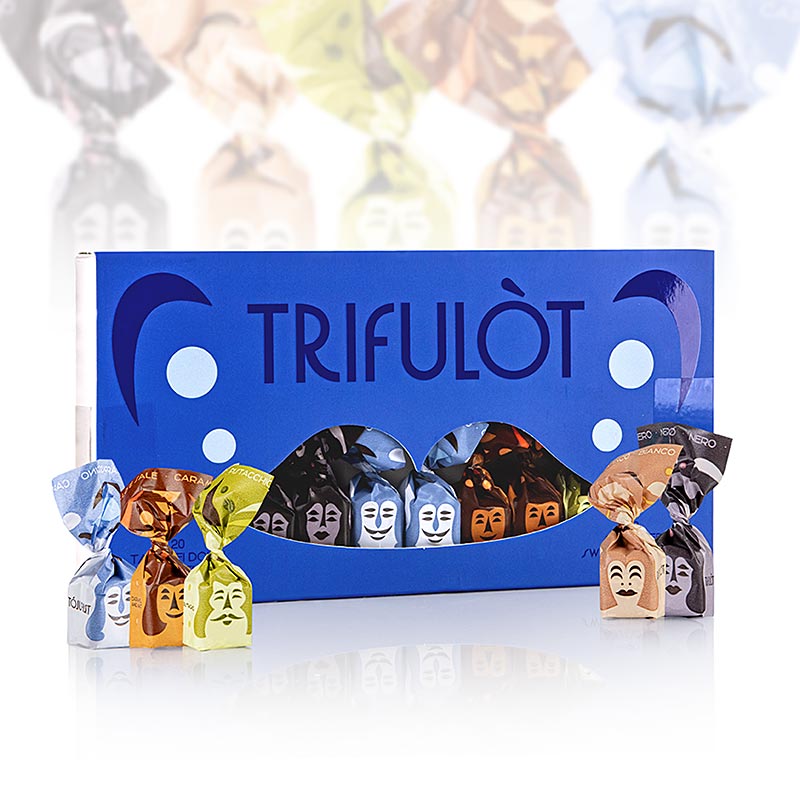 Tartuflanghe mini-truffelpralines "trifulòt", 5 soorten 145 g, 20 stuks
